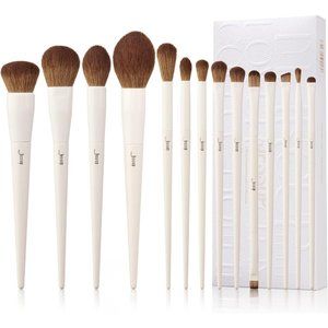 Makeup Brushes 14Pcs Makeup Brush Set Premium Synthetic Powder Foundation